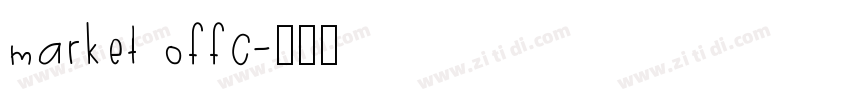 market offc字体转换